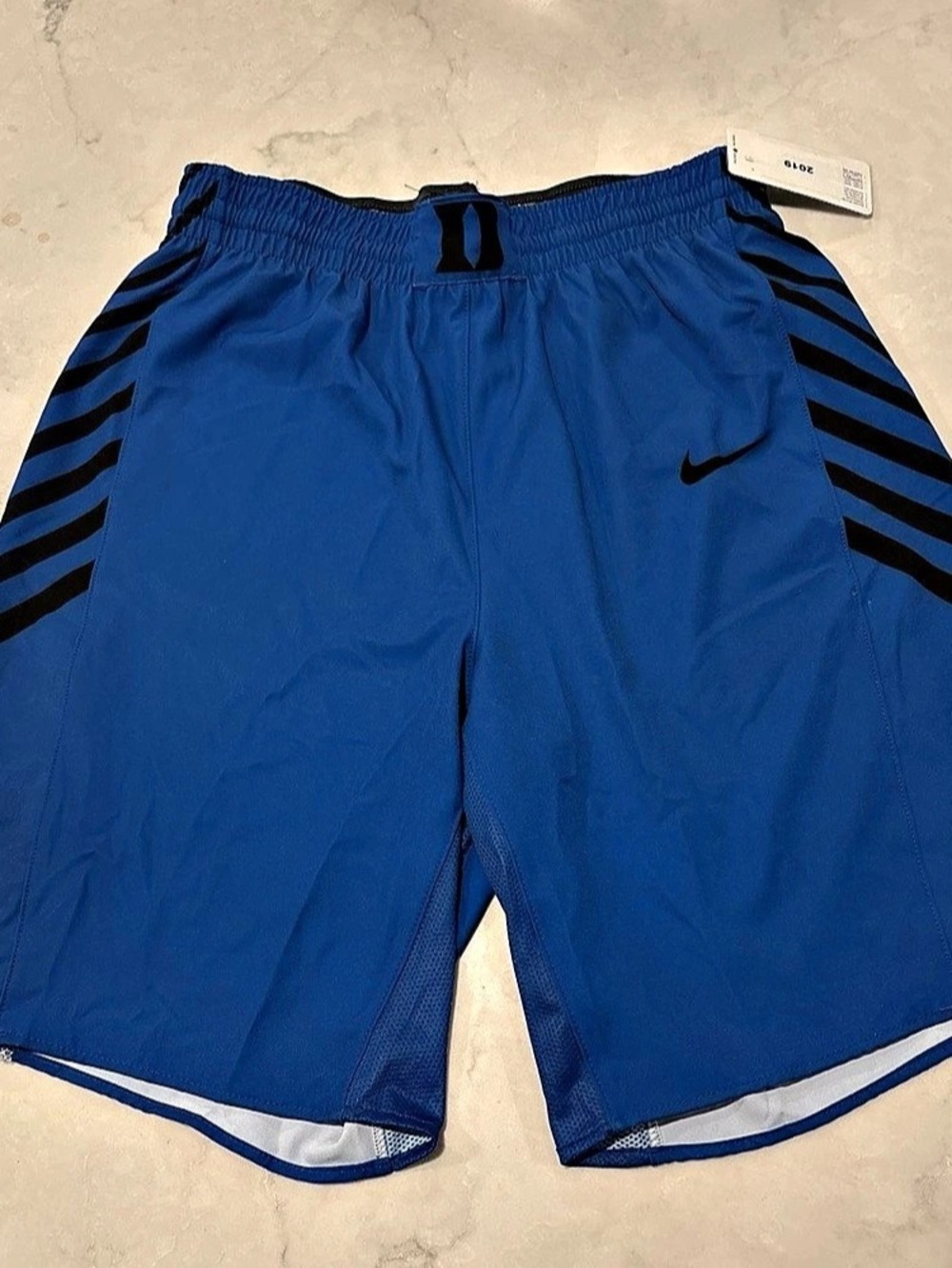 Duke | Nike Team Engineered Dri-FIT Basketball Shorts Blue & Black Medium